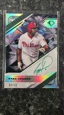 2025 TOPPS DIAMOND ICONS RYAN HOWARD AUTO GREEN INK #D 4/10 PHILLIES