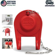 Adjustable Rubber Toilet Flapper - Fits Most Major Brands, Easy Install