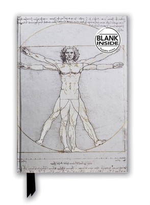 Leonardo da Vinci: Vitruvian Man (Foiled Blank  by Flame Tree Studio NOTEBOOK