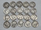 Lot # 1314 - 2.00 Face Value Mercury Dimes - 90% Silver - Unknown Grade