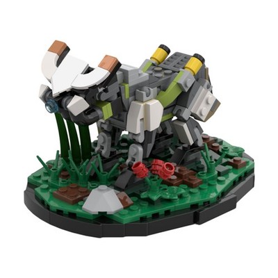 Small Cow-like Machine Monster in Video Game 339 Pieces Building Toys MOC Build
