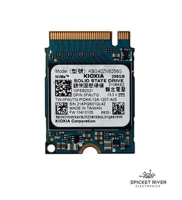 Kioxia KBG40ZNS256G 256GB PCIe NVMe M.2 2230 Solid State Drive SSD