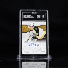 2003 SP Authentic Future Watch Autograph #146 Patrice Bergeron RC Rookie TAG 8