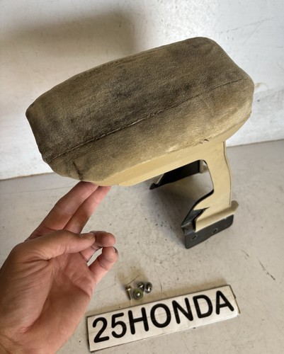 1990-1991 Honda Accord Coupe Sedan Armrest Tan Ultra Rare OEM JDM CB9 CB7 CB - Picture 6 of 11