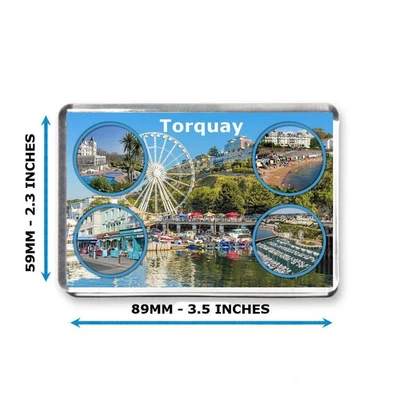 Torquay - Jumbo Fridge Magnet - Exclusively By Mashed Designs