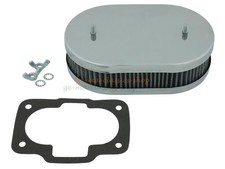Luftfilter für Weber DCNF Vergaser Oval 45mm hoch für VW Käfer Karmann Bus & Co
