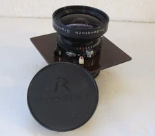 Rodenstock Grandagon 90mm F/6.8 MC Lens w/ Copal No.0 Shutter 4x4 Wood Board