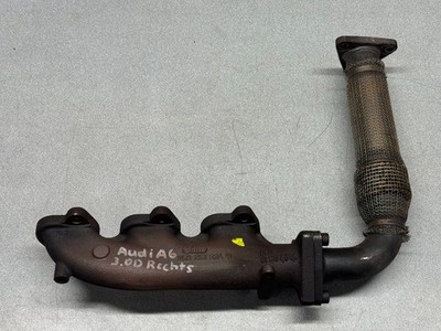 Audi A6 4F C6 Abgaskrümmer Abgasbrücke rechts 059253034P