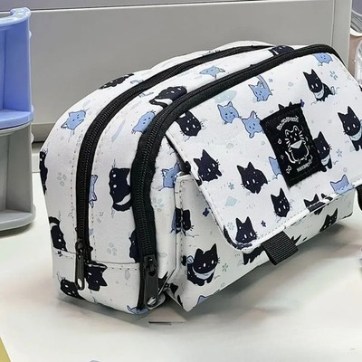 Katzen Federmäppchen Mädchen Schule Kawaii Große Kapazität Bleistiftbeutel
