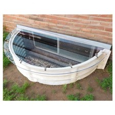 Window Well Covers Outside, Heavy-Duty Egress Window Well Cover Clear, All-We...