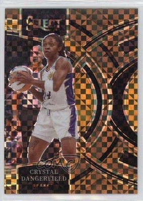 2024 Select WNBA Premier Level Bronze Checker Prizm 2/49 Crystal Dangerfield 3d3