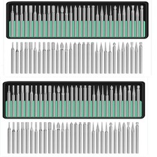 1/8" 3mm Diamond Burr Bit Drill Set Rotary Multi Tool Accessories Kit For Dremel