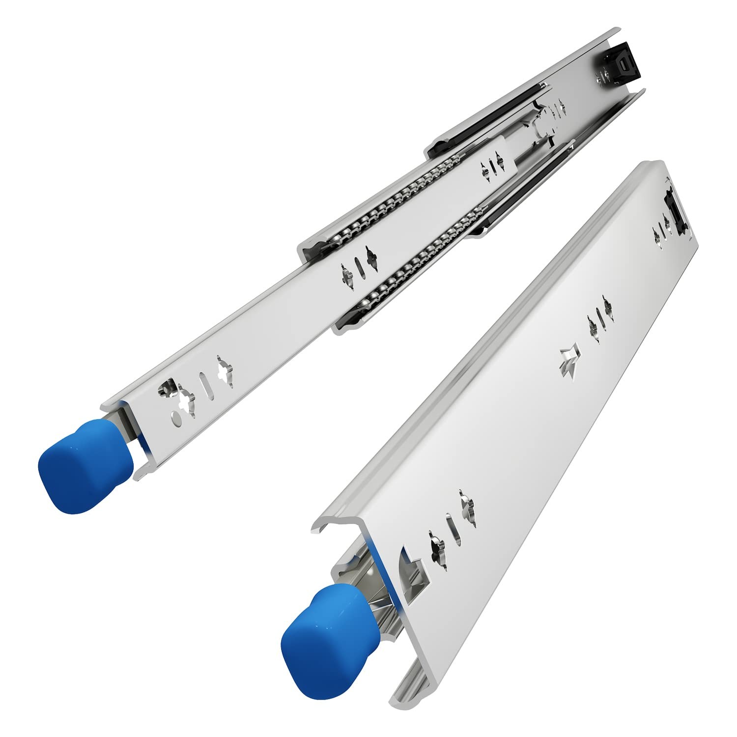 12" Heavy Duty Drawer Slide with Lock #VD2053, 2" Width Up t