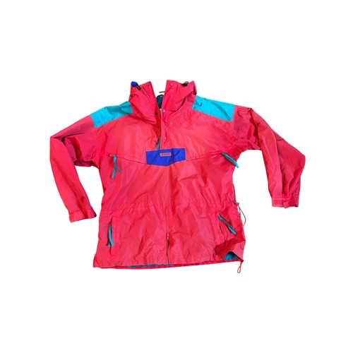 Columbia, Vintage 1990s Columbia Sportswear Multicolor Anorak Windbreaker Jacket Size XL