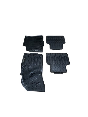 2017-2025 AUDI Q7 4M OEM FRONT & REAR ALL WEATHER RUBBER FLOOR MAT SET (4)