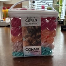 Conair Soft Curls Foam Rollers Multicolor 48 Count Comfortable to Sleep On