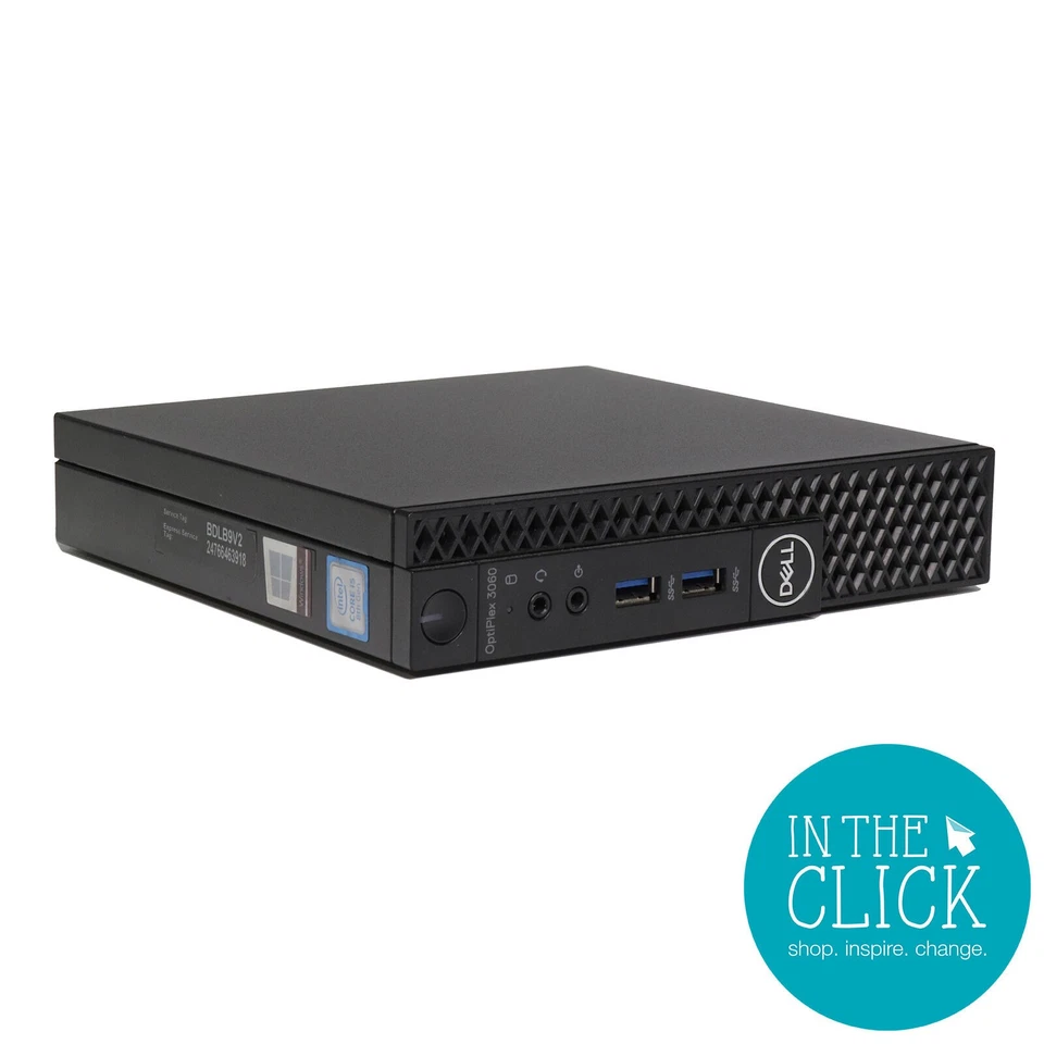Dell OptiPlex 3060 Micro i5-8500T 16GB RAM 512G SSD Exc Cond SHOP.INSPIRE.CHANGE - image 2 of 4