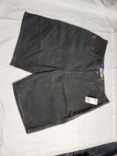 Bugle Boy 740 Vintage Y2k Black Denim Shorts With Tags Mens 38