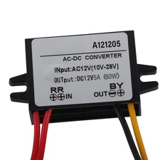 5A AC to DC Rectifier, AC 10-28V to DC 12V, Converter, Power Supply, Module