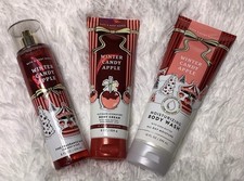 Bath  Body Works WINTER CANDY APPLE CREAM, BODY WASH, MIST VALUED 52.00