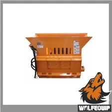 Wolfequip Skid Steer Stone Asphalt Concrete Block Brick Crusher Bucket Breaker