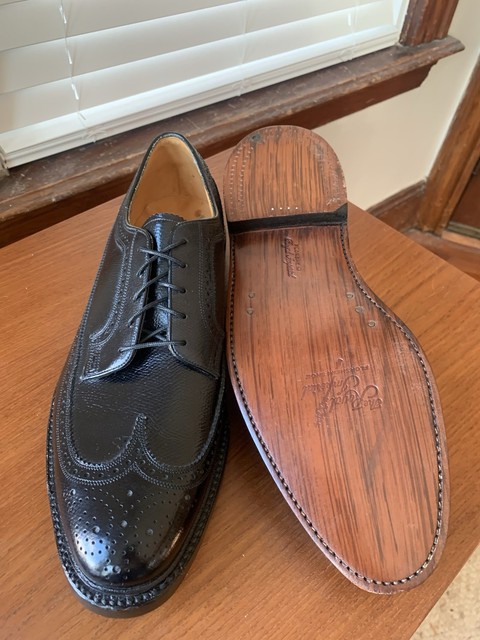 50s Florsheim Green Spectator Cap toe