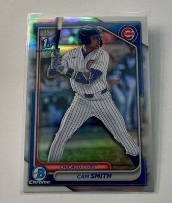 2024 Bowman Draft Chrome Cam Smith 1st Bowman Refractor RC