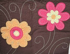 1 DECORATIVE BOHO THROW PILLOW COVER INDOOR OUTDOOR 26x21 Flower Power