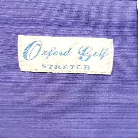 Camisa polo Oxford Golf para hombre XL púrpura elástica rendimiento manga corta Foto 2 de 4