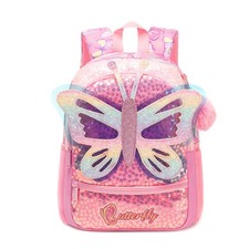 Pink Butterfly Toddler Backpacks for Girls Kids Preschool Backpacks for Girls...