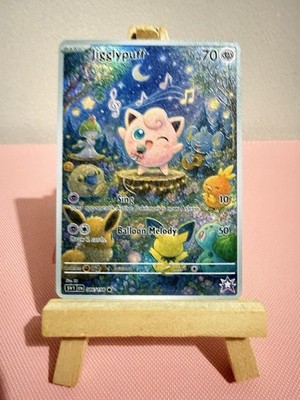 Jigglypuff Musik Nacht Pokemon Karte VITRINENKARTE mit Shinx Ralts Torchic Mareep
