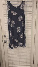 OLD NAVY Women Floral Print Sleeveless Fit & Flare Pullover Dress Size XXL