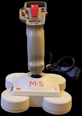 Quickjoy M-5 Joystick Controller SV-201 PS2 PS1 PC 15 Pin Vintage Free Fast Post - image 1 of 4