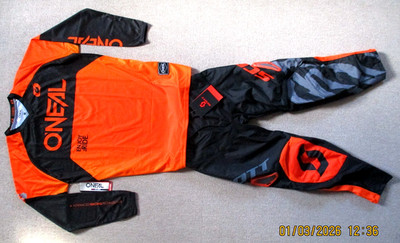 O Neal SCOTT RACE 350 MX DH Combo Cross Enduro Hose Jersey Neu 32 L KTM Orange