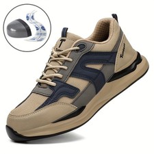 Steel Toe Work Safety Shoes for Men Lightweight Safety Shoes Industrial Sneakers