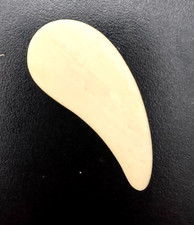 Vintage Ivory White Guitar / Mandolin Pick #34 w/ Natural TONE! THICK & HEAVY lg