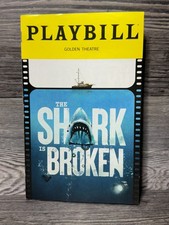 THE SHARK IS BROKEN, GOLDEN THEATRE, OCTOBER 2023, BROADWAY PLAYBILL