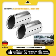 Auspuffblende Endrohrblende Edelstahl für GOLF 6 VI TSI TDI VW Variant 2008-2012