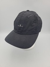 Adidas Negro Sombrero Gorra Correa Trasera Adulto Talla Única Nylon Ropa Activa Correr Golf