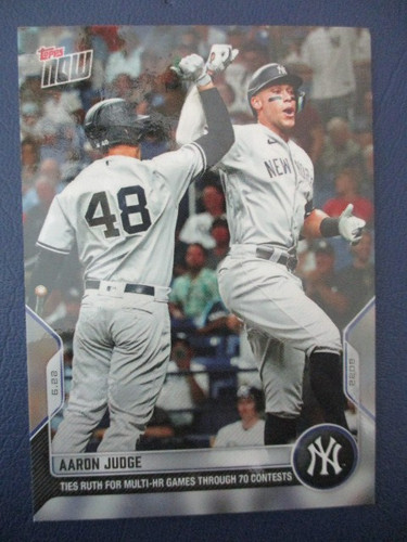 2022 Topps Now 394 Aaron Judge