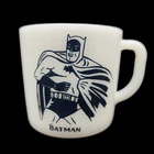 Vintage 1966 BATMAN Westfield Milk Glass Coffee Cup Mug