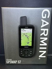 Garmin GPSMAP 67 Handheld 3" GPS Black Backpacking GNSS Topo 010-02813-00 