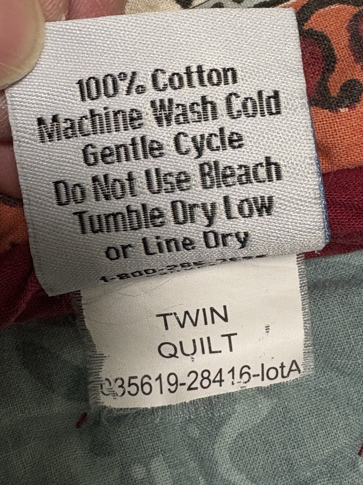 The Company Store Patchwork Twin Quilt And Sham Bohemian Farmhouse 72x82 Lovely