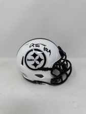 CALVIN AUSTIN III SIGNED AUTOGRAPH PITTSBURGH STEELERS MINI HELMET PSA/DNA COA