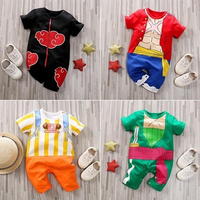 Toddler Anime Cosplay Dragon Dbz Costume Baby Boy Girl Romper Kid Demon Slayer B