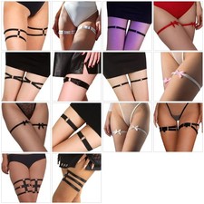 Gothic Punk Leg Garter Elastic Thigh Rings Garter Thigh High Garter Belt Gifts