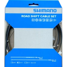 Shimano PTFE Coated Road Shift Cable & Housing Kit Gray