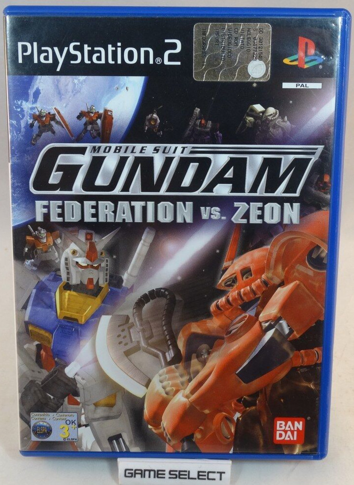 Mobile Suit Gundam Federation Vs. Zeon sony ps2 pal Eur - - Original