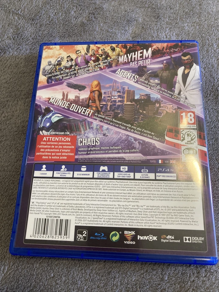 Agents of Mayhem Day One Edition [Retail Edit] - Sony Playstation 4 PS4 - PAL FR, photo 3 sur 3