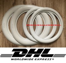 15x315x2 Rubber Ring White Wall Insert Vw Beetle Car Truck Hot Rod Set4